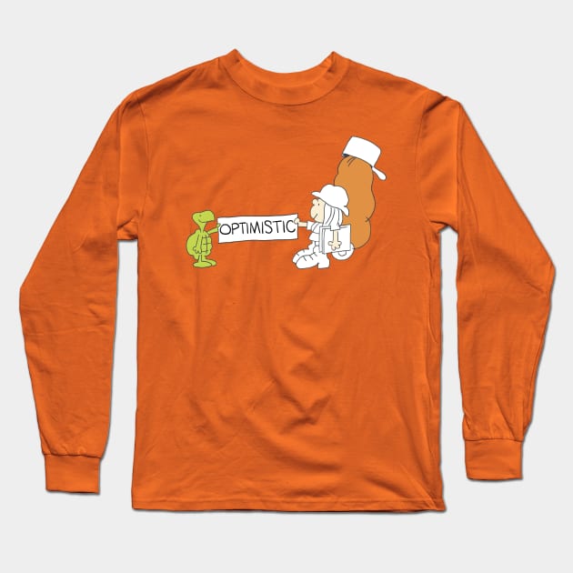 Optimistic Long Sleeve T-Shirt by ThirteenthFloor